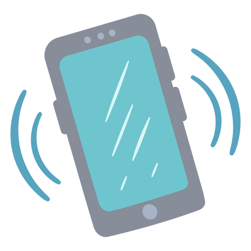 Phone vibration technology icon PNG Design