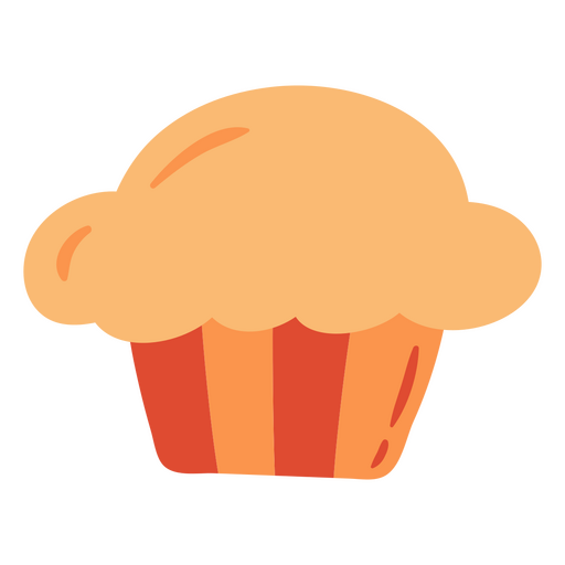 Ícone simples de cupcake Desenho PNG