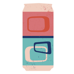 Retro soda can PNG Design