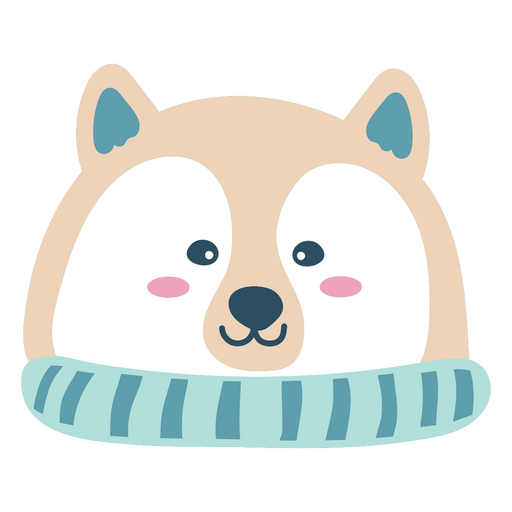 Cartoon-Scherenschnitt-Hündchen PNG-Design