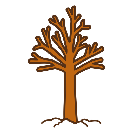 Tronco de árbol grande Diseño PNG