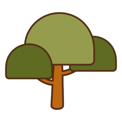 Baobab-Baum-Grafik PNG-Design