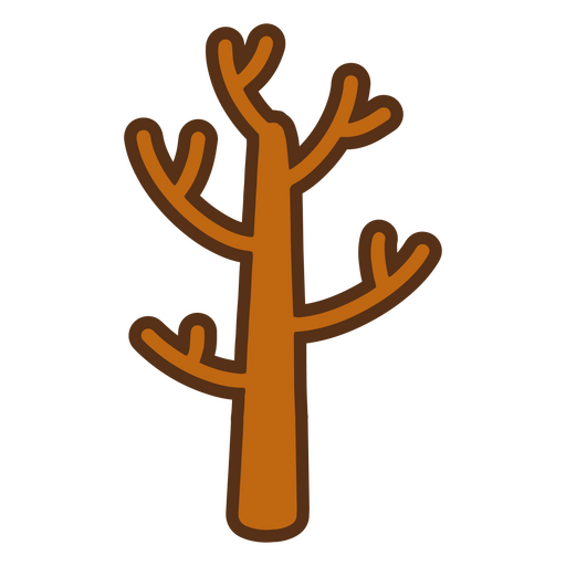 Árbol de rama pequeña Diseño PNG