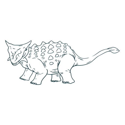 Drawing of a dinosaur PNG Design