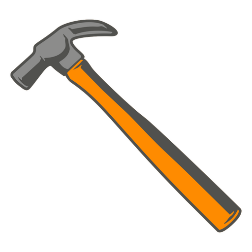 Hammer icon simple PNG Design