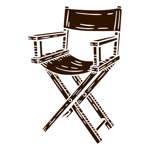 Director's chair cut out PNG Design