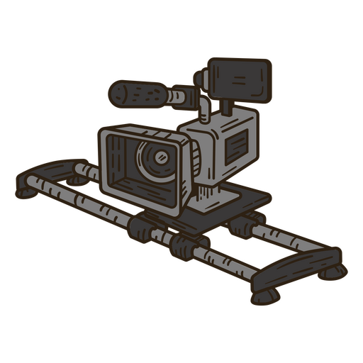Câmera de vídeo no carretel Desenho PNG