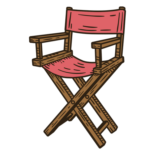 Director's chair PNG Design