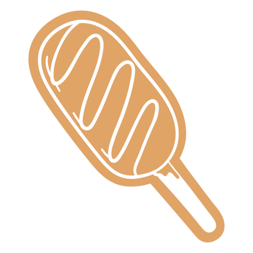 Ice cream sundae icon PNG Design