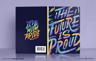 Diseño de portada de libro de orgullo