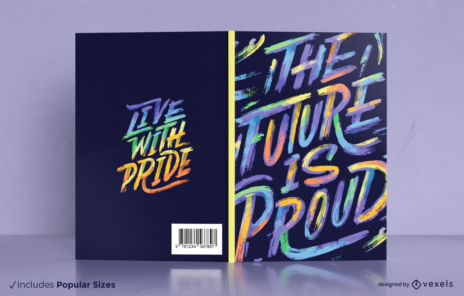 Design de capa de livro de orgulho