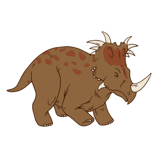 Triceratops illustration PNG Design
