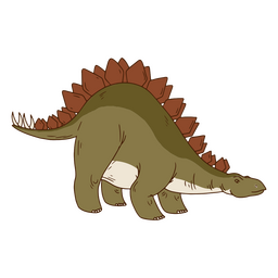 Stegosaurus Illustration PNG & SVG Design For T-Shirts