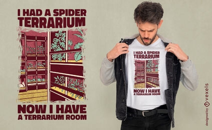 Plant room in house nature t-shirt design