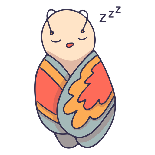 Schmetterling mit Flügeln umwickelt PNG-Design