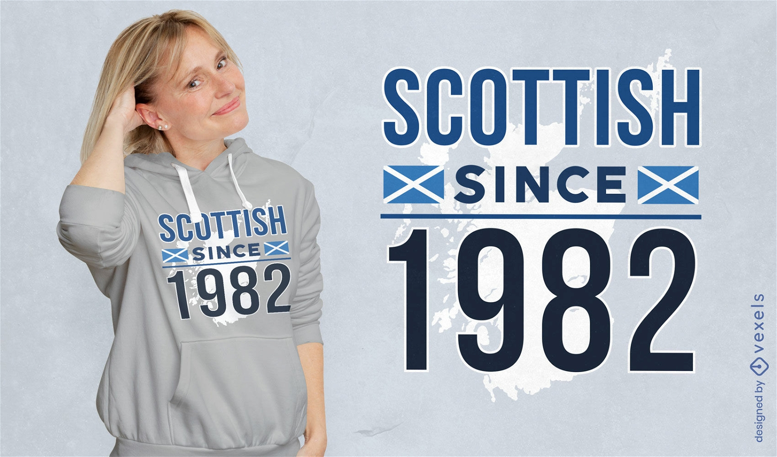 Scottish since 1982 t-shirt design