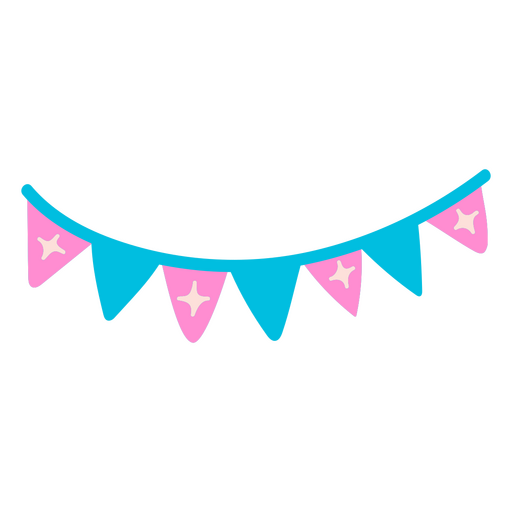 Banners de cumpleaños femeninos Diseño PNG