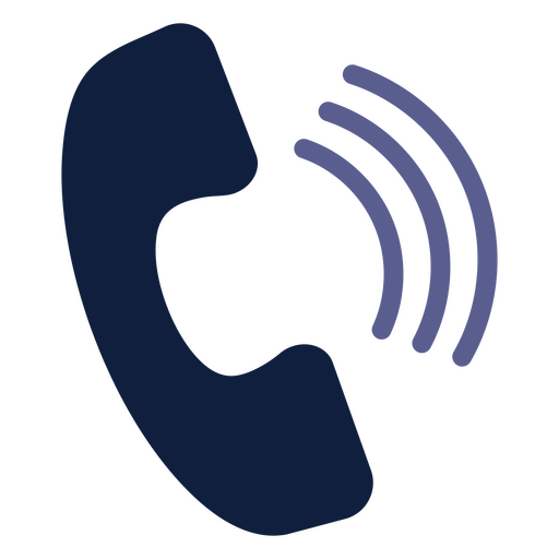 Old phone ringing icon PNG Design