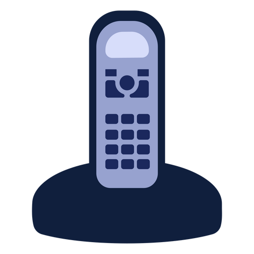 Icono de teléfono de casa antigua Diseño PNG