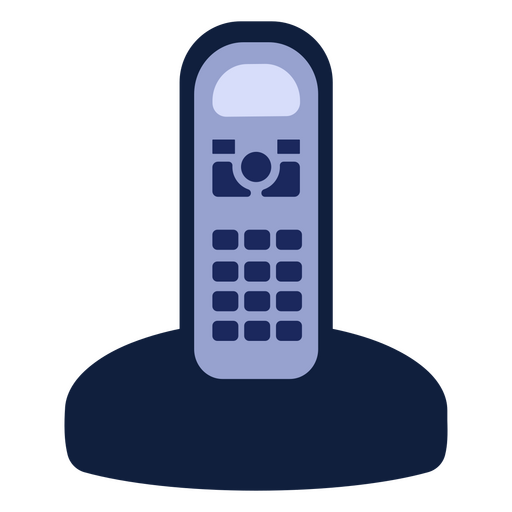 Old house phone icon PNG Design