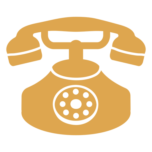Antique house telephone PNG Design