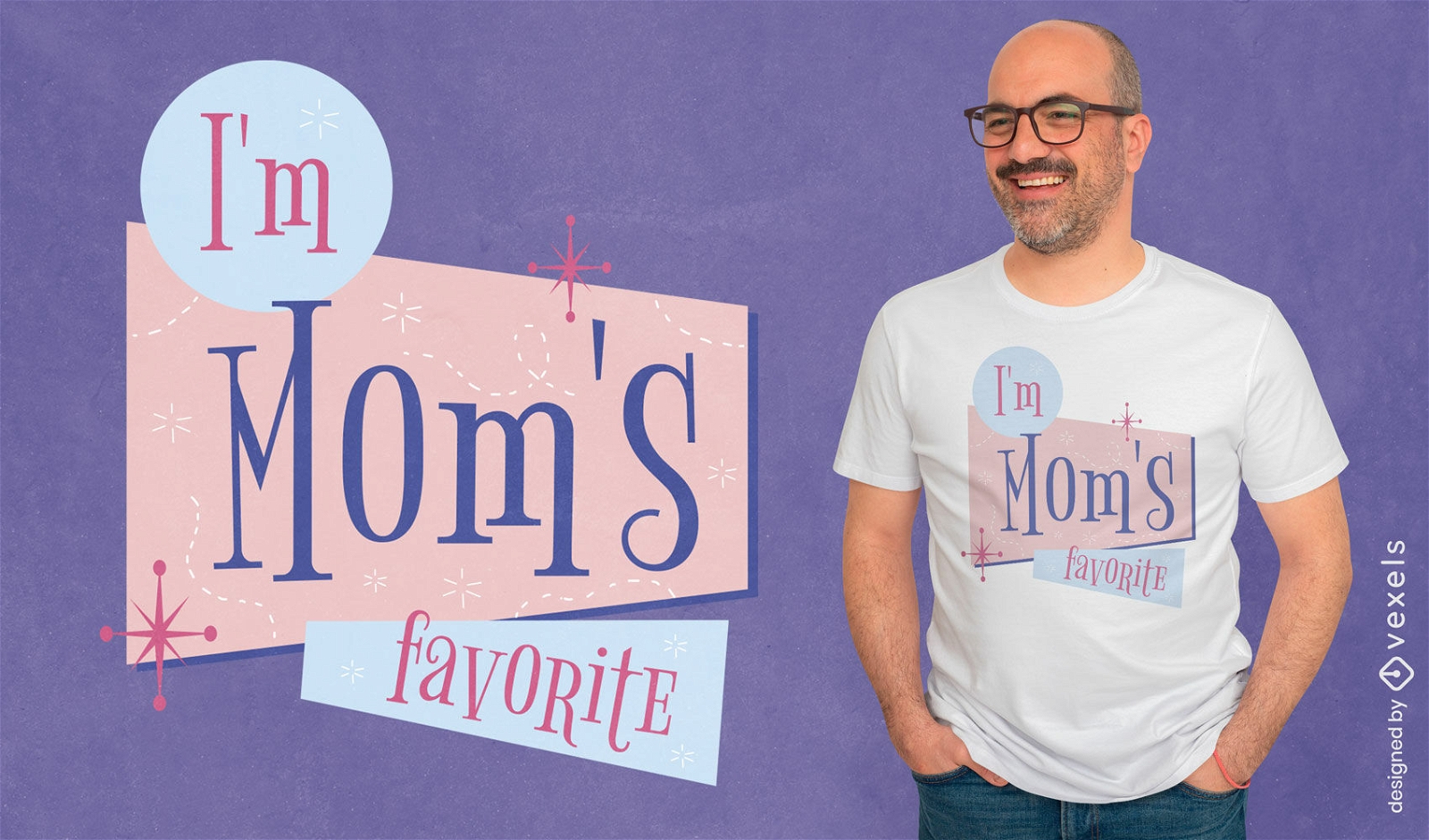 Ich bin Mamas Lieblings-T-Shirt-Design