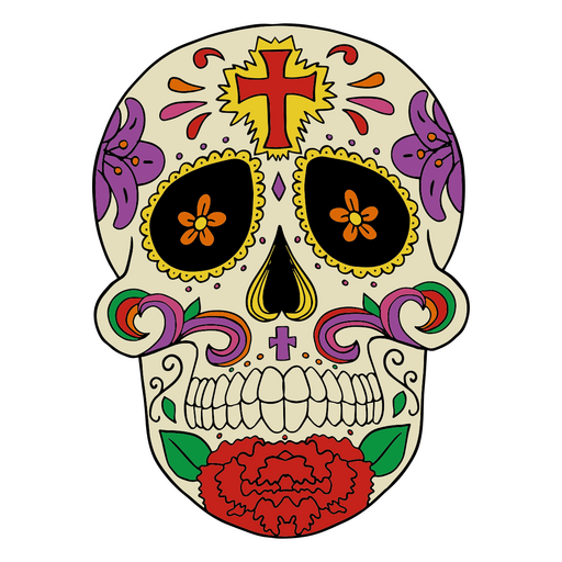 Catrina com detalhes góticos Desenho PNG