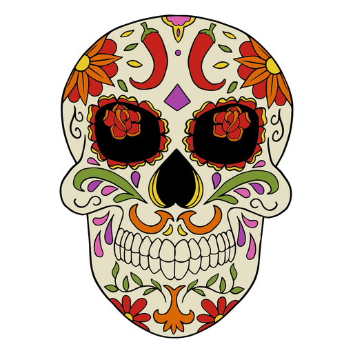 catrina dia de muertos Diseño PNG