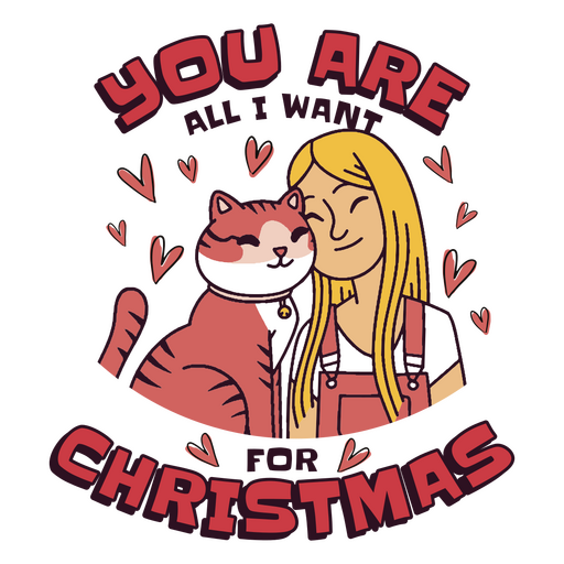 You are all i want for christmas PNG Design