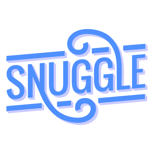 The logo for snuggle PNG Design
