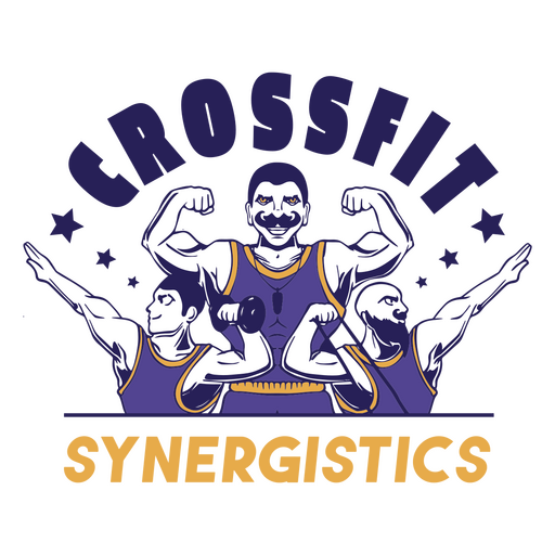 Logotipo de sinergia Crossfit Diseño PNG