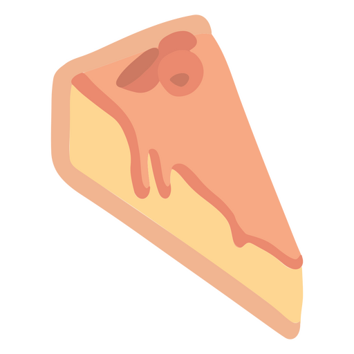 rebanada de pastel de queso Diseño PNG