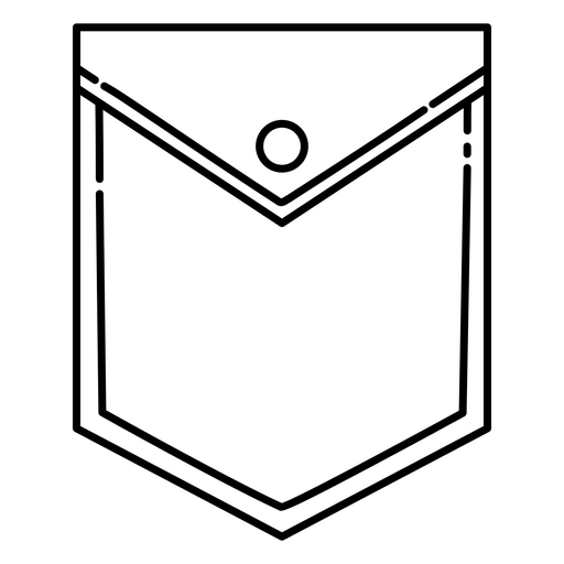 Design de ilustração de bolso minimalista Desenho PNG