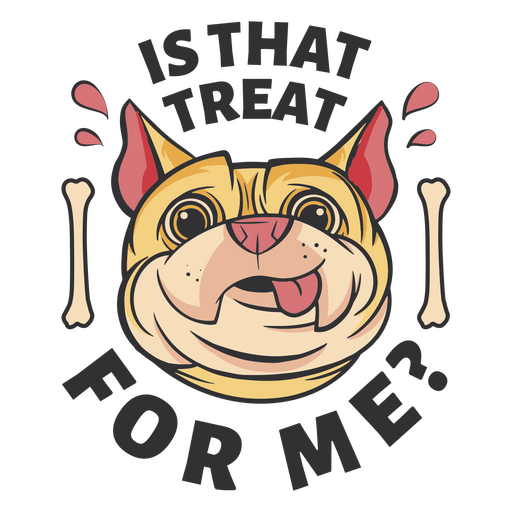 Is that treat for me? PNG Design