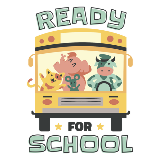Ready for school tee PNG Design