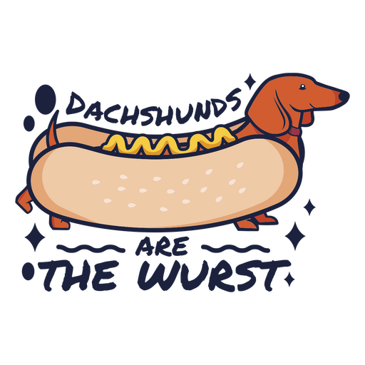 Design Png E Svg De Dachshunds São O Trocadilho Com Salsicha Para Camisetas