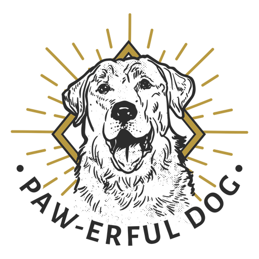 Das Logo für den Pfotenhund PNG-Design
