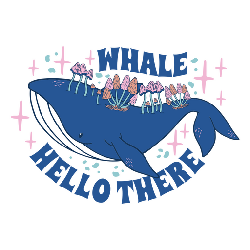 Whale hello there women's tee PNG Design