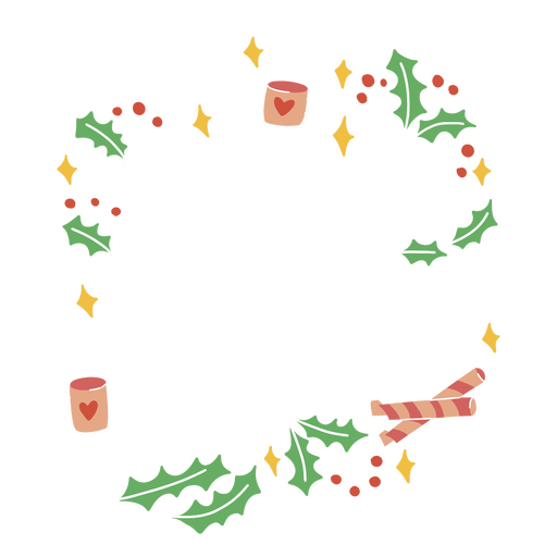 Hot chocolate weather lettering christmas PNG Design