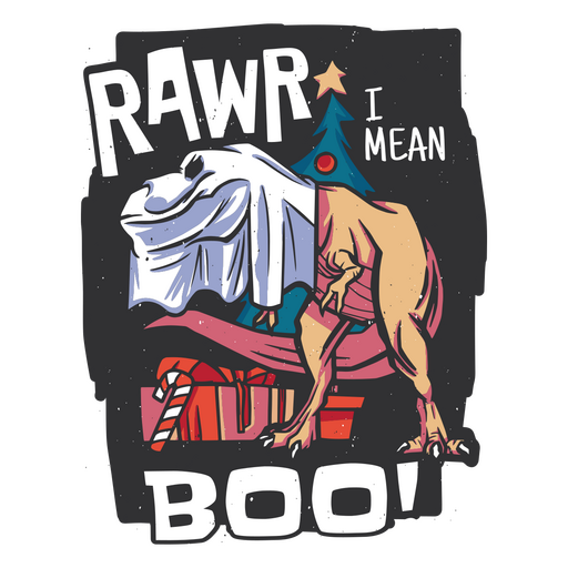 Rawr, quero dizer, boo Desenho PNG