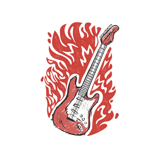 Relax here guitar player is here PNG Design