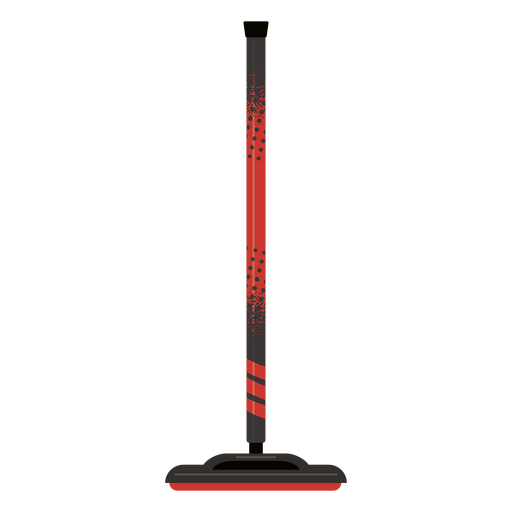 Red and black mop PNG Design