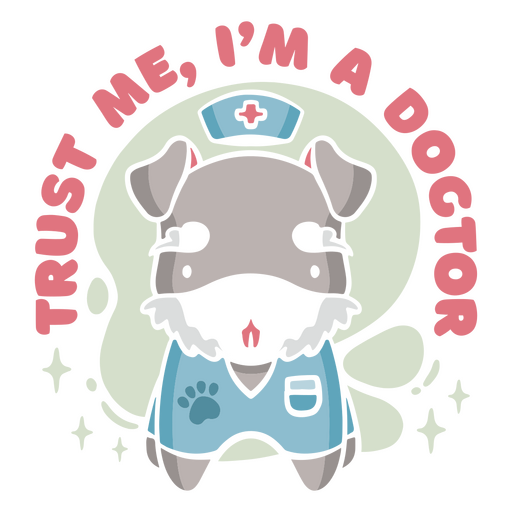 Trust me i'm a doctor PNG Design