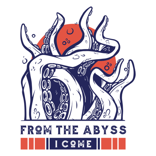 From the abyss i come PNG Design