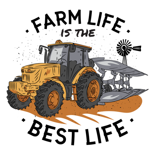 Tractor PNG Designs for T Shirt & Merch