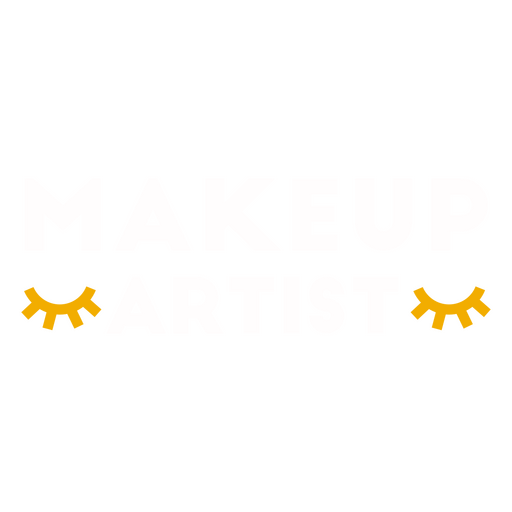 The makeup artist logo PNG Design