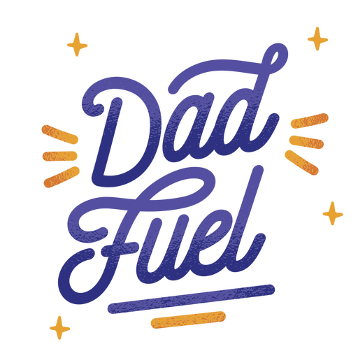 Dad fuel lettering PNG Design