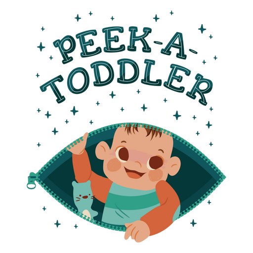 Peek-a-toddler Desenho PNG