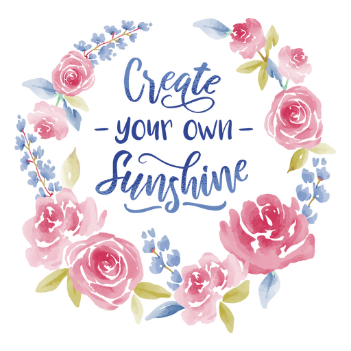 Create your own sunshine PNG Design