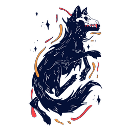 Drawing Of A Wolf PNG & SVG Design For T-Shirts